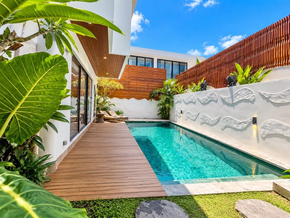 3-Bedroom Villa for Rent in Padonan, Canggu with Private Pool