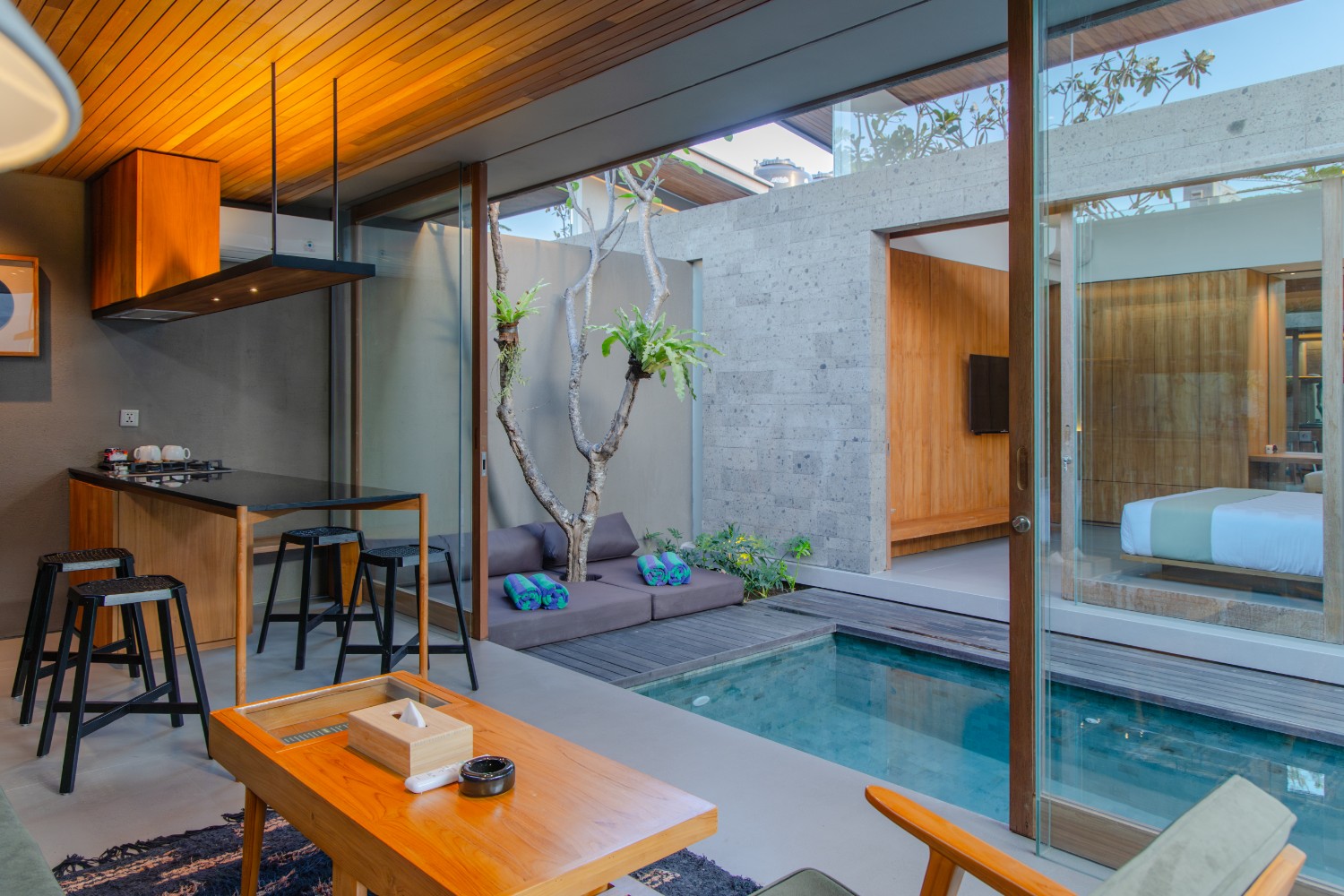 Domisili Villa — 2 Bedroom Villa for Rent in Kayutulang, Canggu