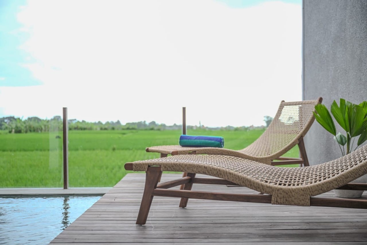 2-Bedroom Villa with Paddy Field Views for Rent in Kedungu