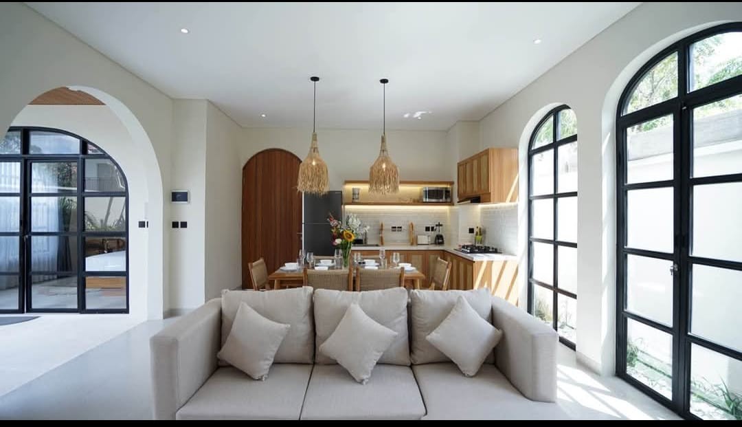 3-Bedroom Mediterranean-Style Villa for Rent in Kayu Tulang, Canggu